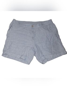 Panama Jack Light Blue Men's 100% Linen Shorts Size L